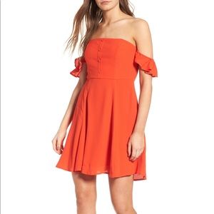 Rosaria Off the Shoulder Minidress